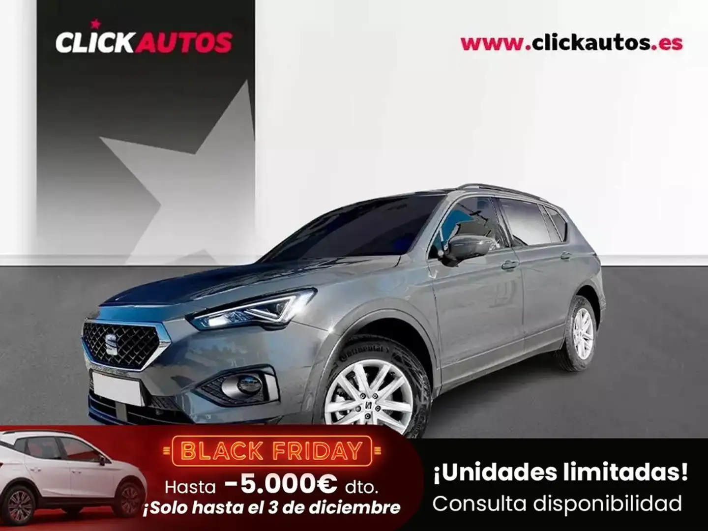 SEAT Tarraco 2.0 TDI 150CV Style XL DSG 7Plazas Gris - 1