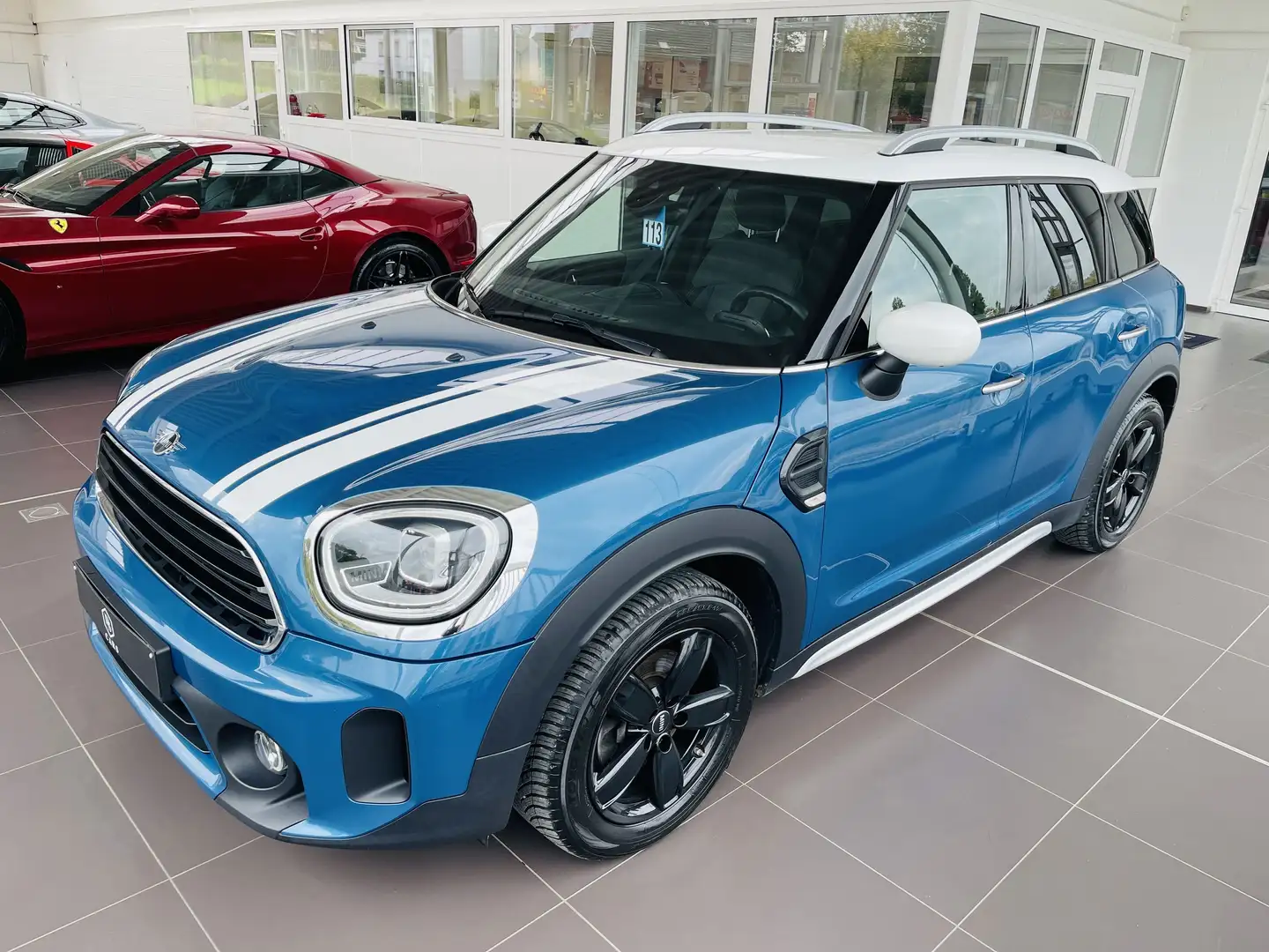 MINI Cooper Countryman 1.5iA *** GARANTIE + GPS + LED + CUIR *** Albastru - 2