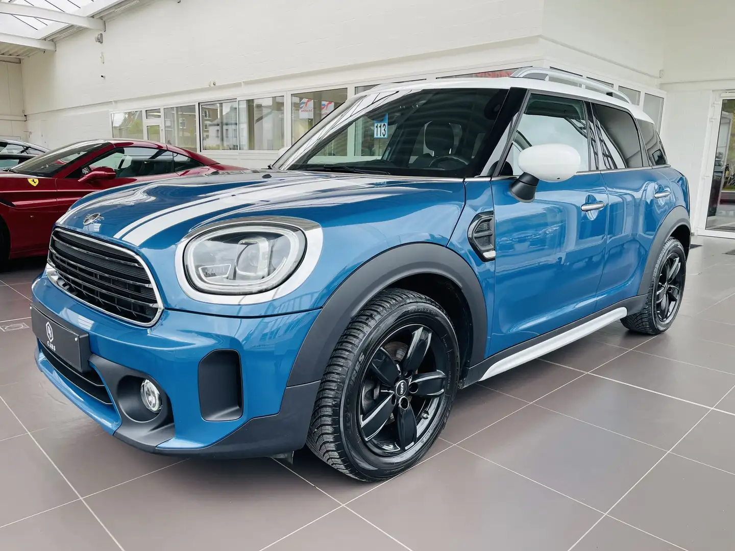 MINI Cooper Countryman 1.5iA *** GARANTIE + GPS + LED + CUIR *** Albastru - 1