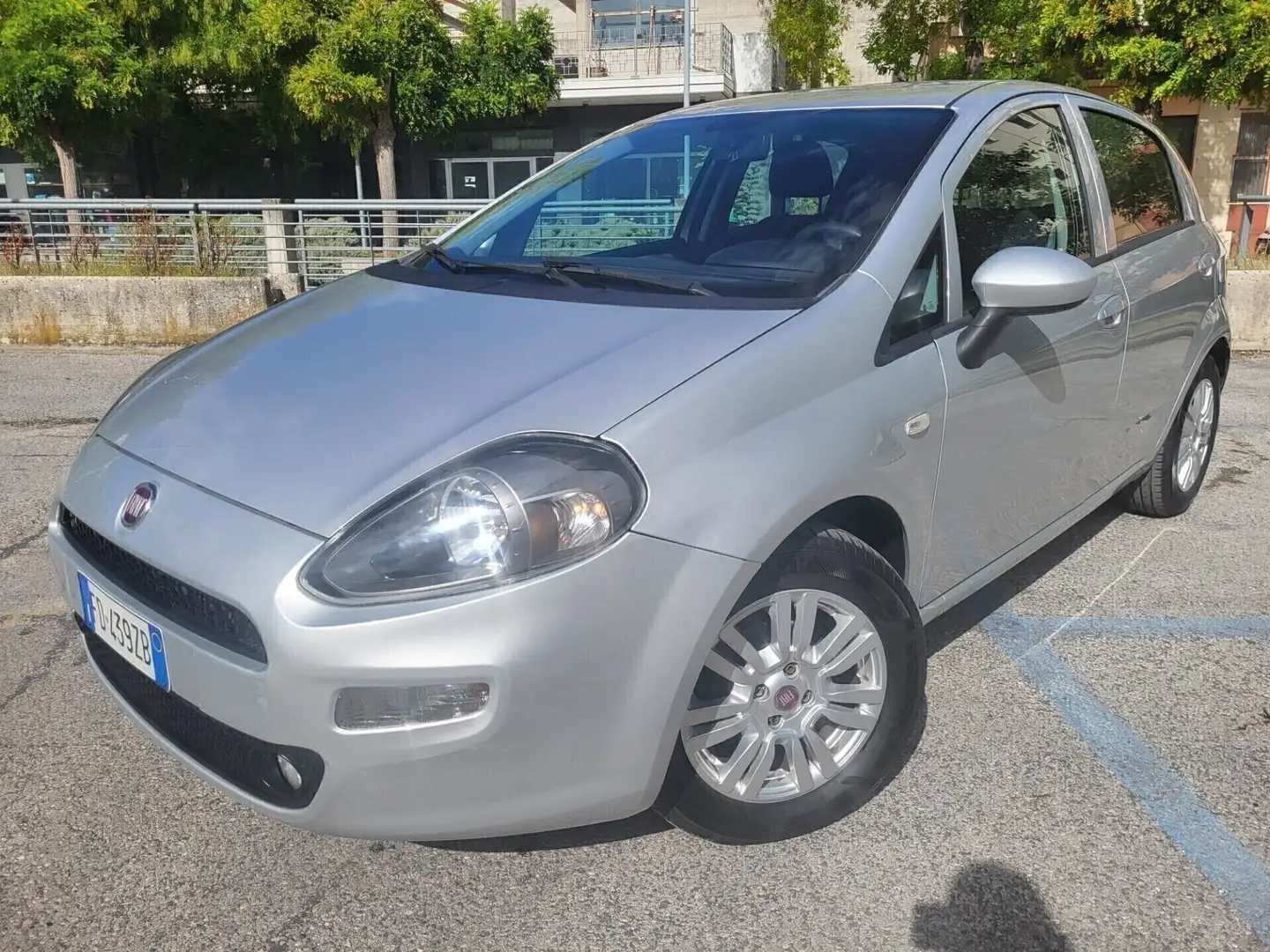 Fiat Punto FIAT PUNTO EVO 1,2 GPL-UNICA PROPRIET-3 REVISIONI Grigio - 1