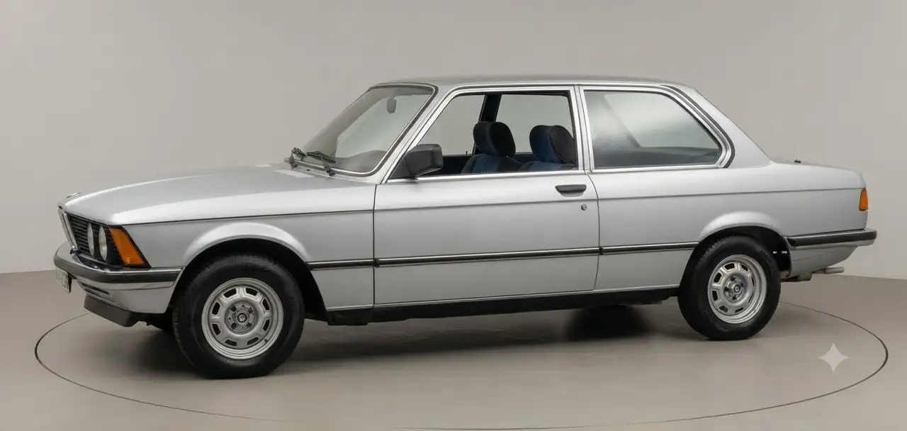 BMW 330 E21 316/4 BLEU/GRIS “FJORD-METALLIC” Cliquez ICI, foto 1
