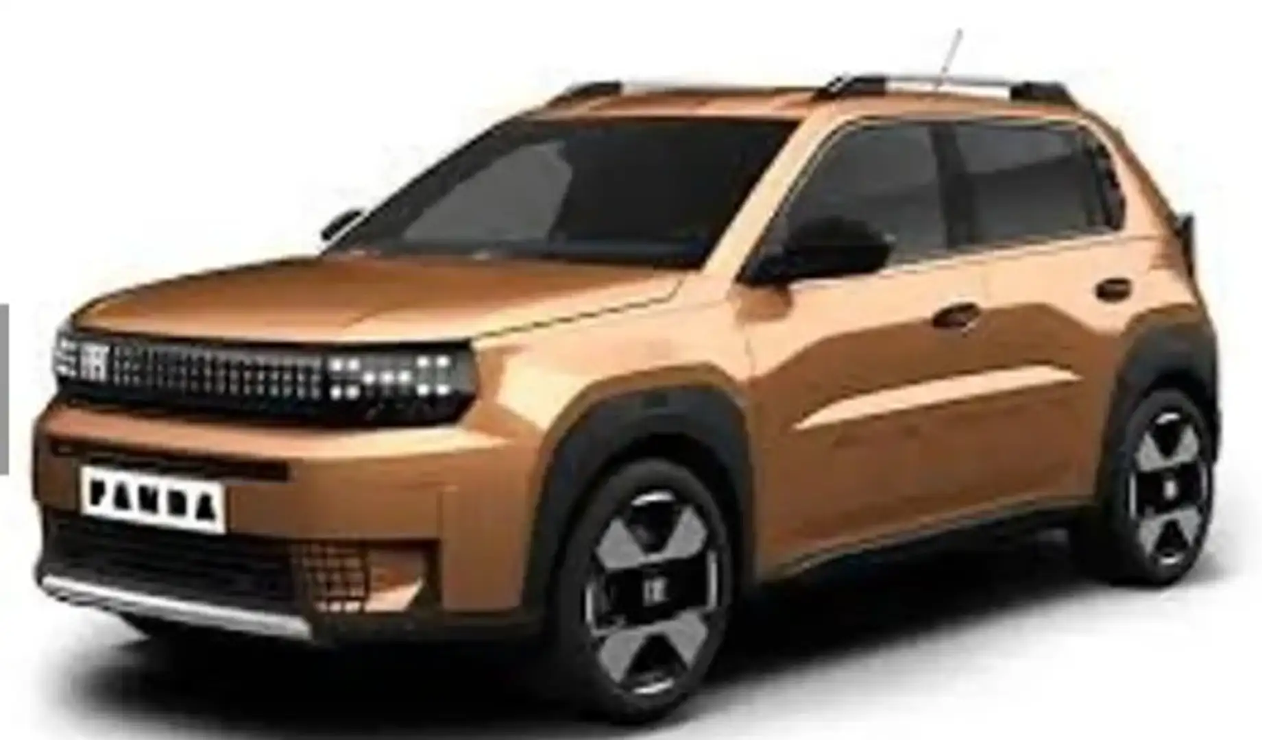 Fiat Grande Panda 1.2 La Prima 110cv E-DCT hybrid+Winter Pack Brun - 1