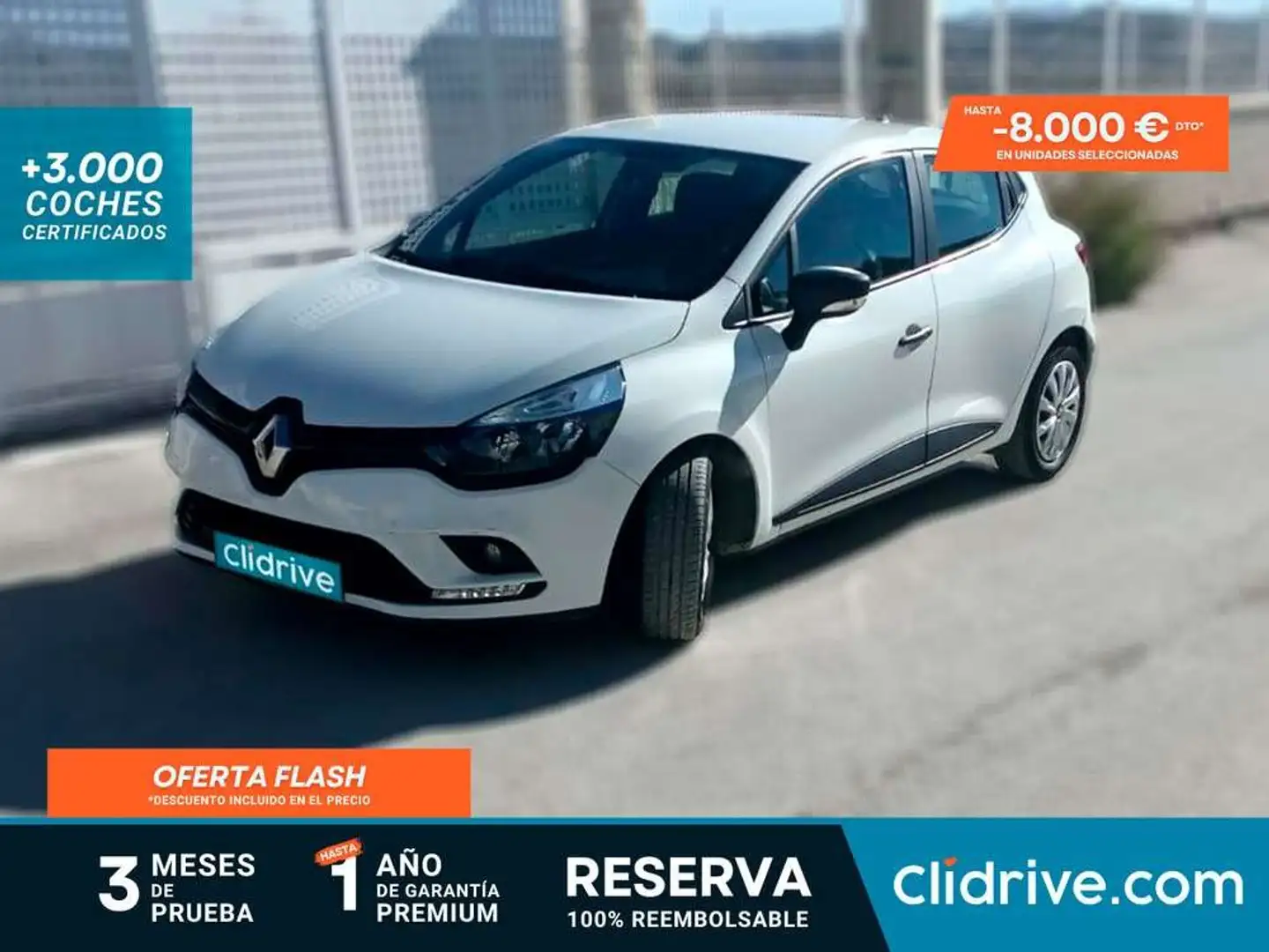 Renault Clio Zen dCi 66kW (90CV) -18 Blanco - 1