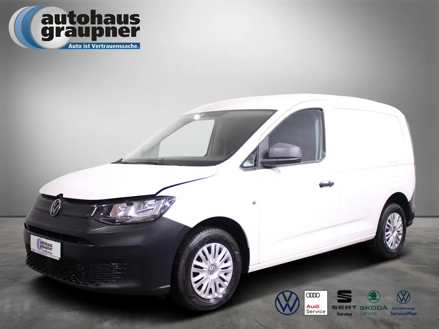 Volkswagen Caddy 2.0 TDI Cargo  PDC NAVI Blanc - 1