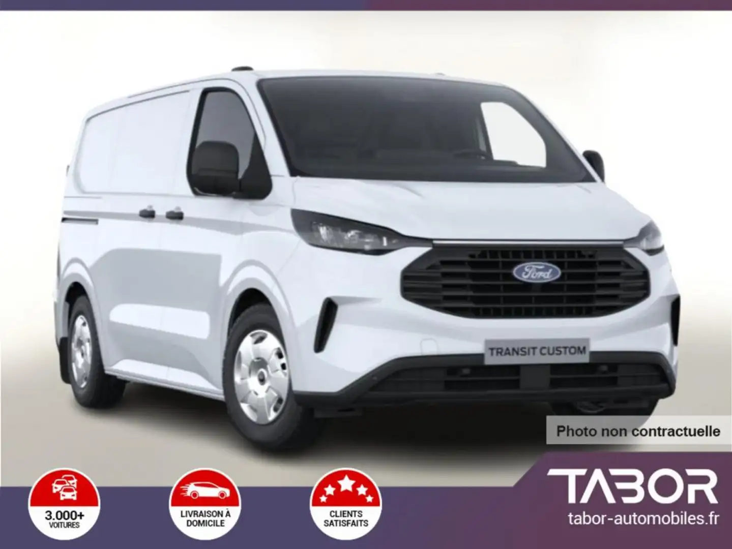 Ford Transit Custom TDCI 150 Trend 320 L1 cam Blanc - 1