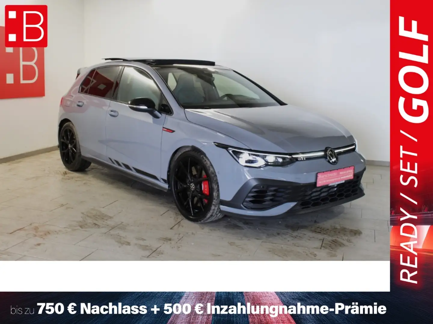 Volkswagen Golf GTI 8 2.0 TSI DSG Clubsport Black Style 19 DCC LEDER M Grey - 1