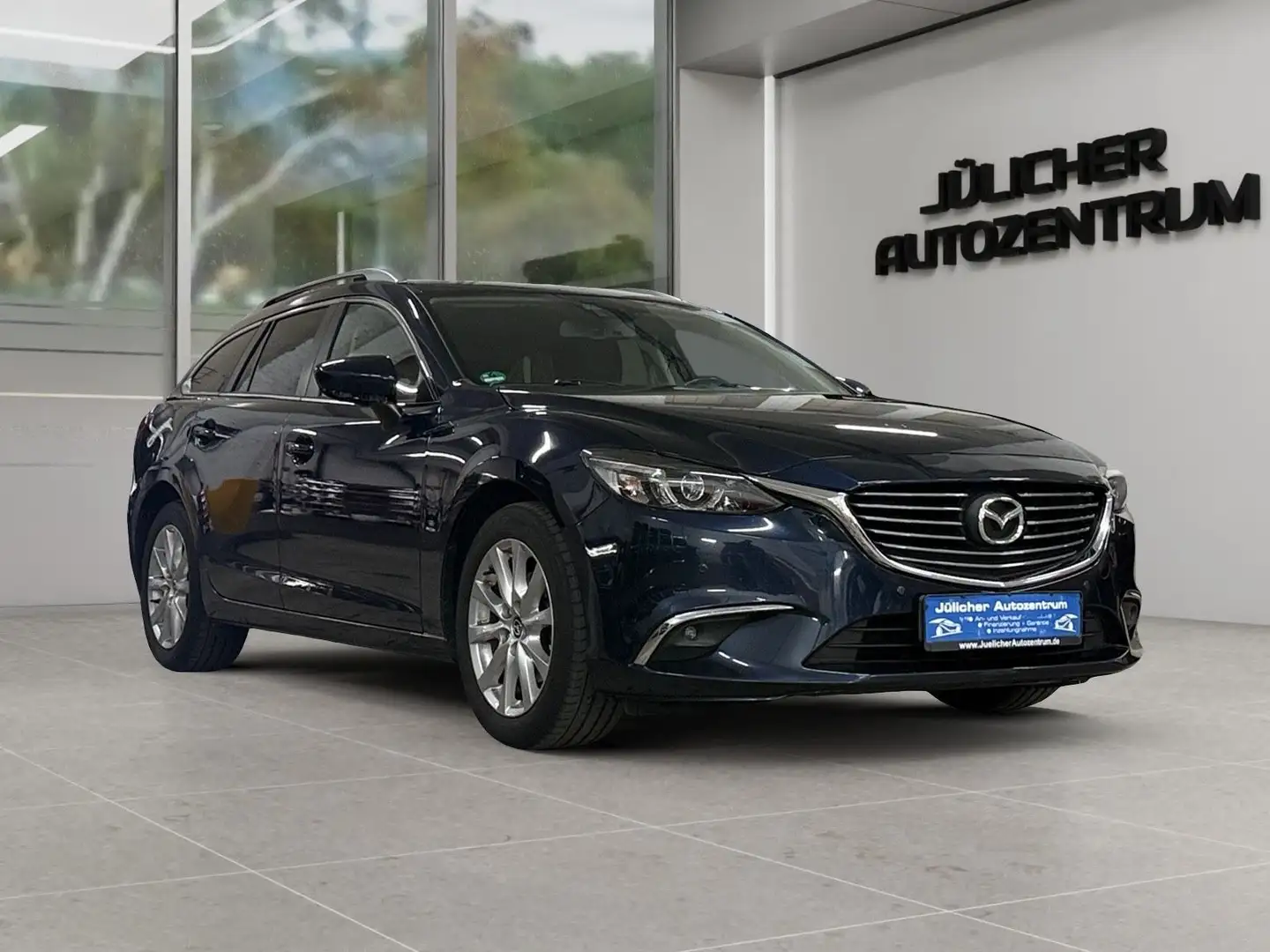 Mazda 6 Kombi Skyactiv  Exclusive-Line,1 Jahr Garantie Blauw - 1