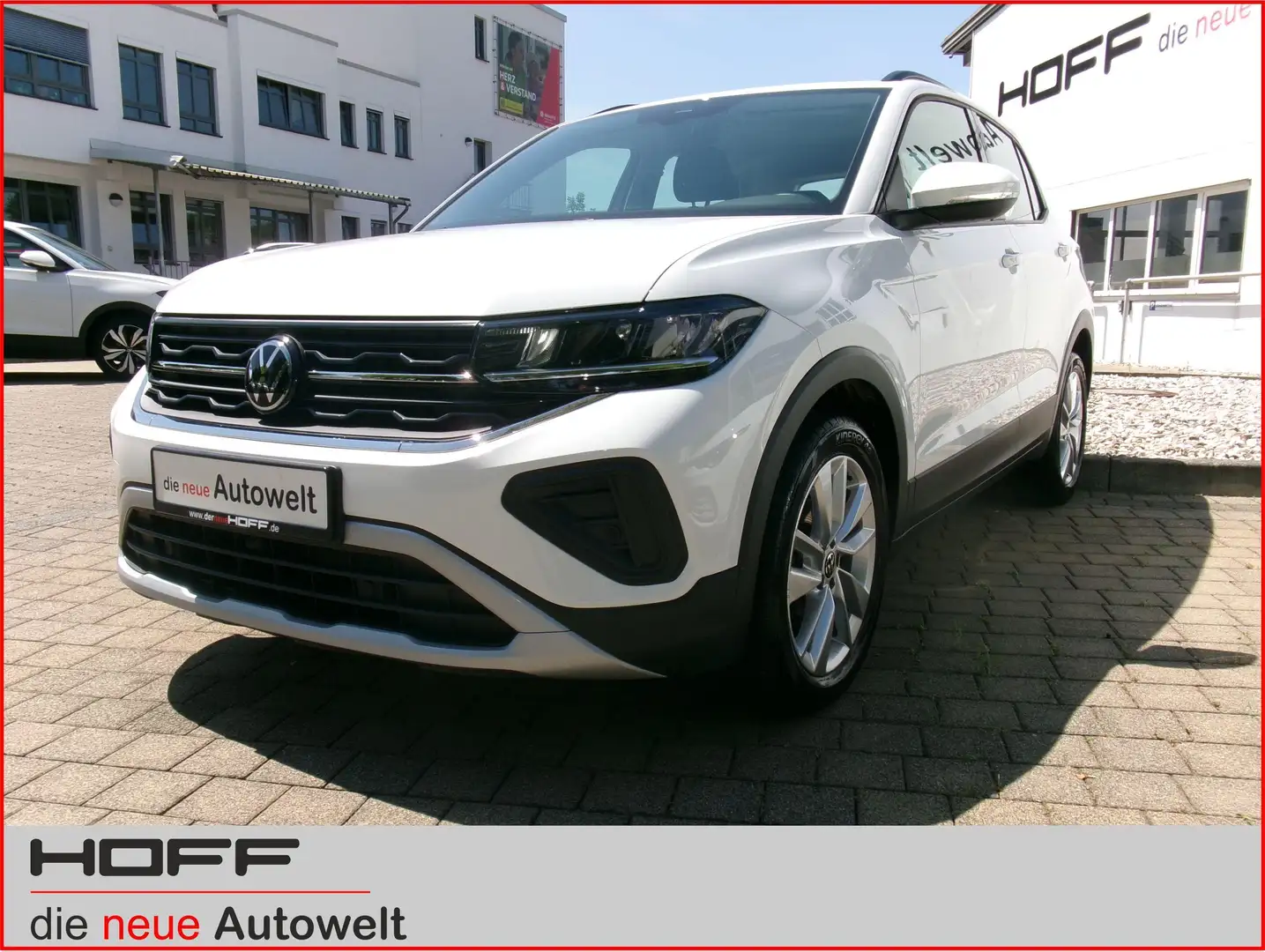 Volkswagen T-Cross 1.0 TSI Life Navi Allwetter SHZ ACC Einparkhilfe p Weiß - 2