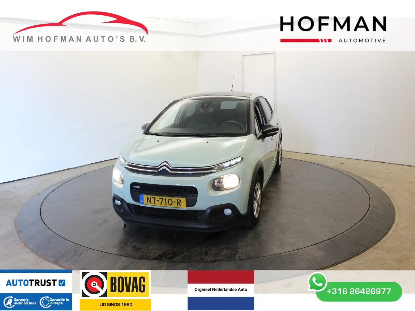 Citroen C3 1.2 PureTech S&S Feel Panodak PDC Vert - 1