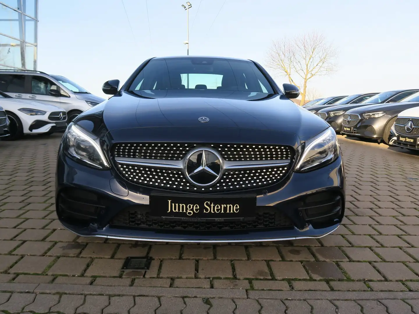 Mercedes-Benz C 400 AMG Line 4Matic Multibeam Memory CarPlay Blau - 2