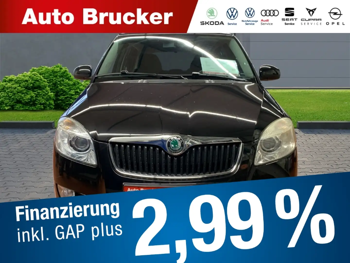 Skoda Fabia Combi Sport 1.4+Alufelgen+Klimaautomatik+Sitzheizu Czarny - 1