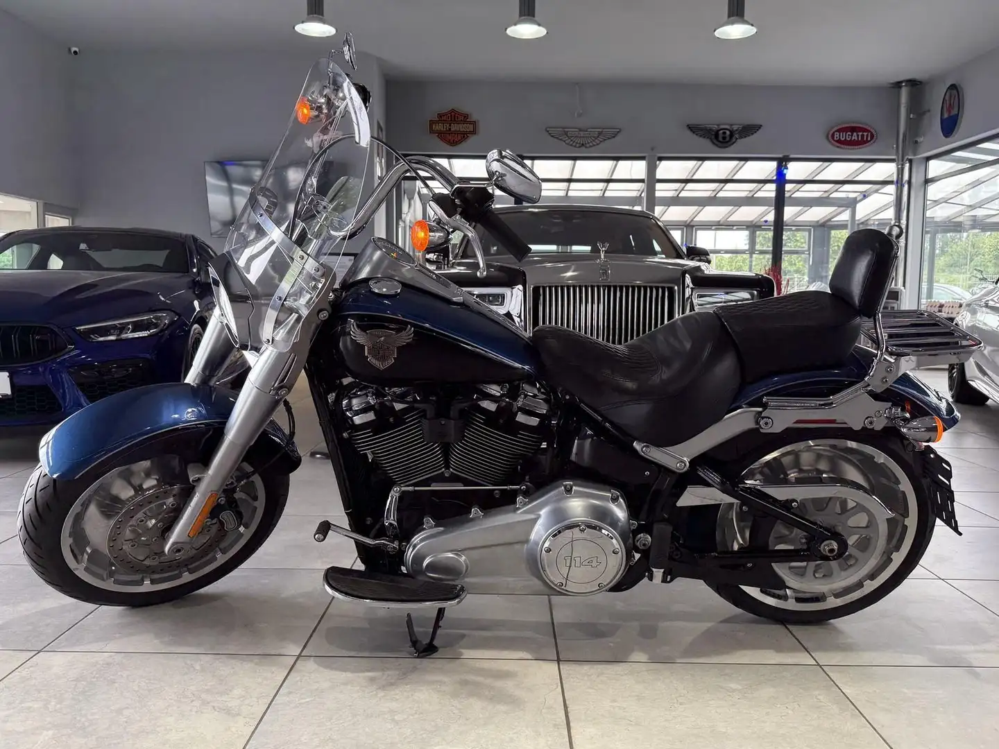 Harley-Davidson Fat Boy 114 115th Anniversary no.394 Bleu - 2