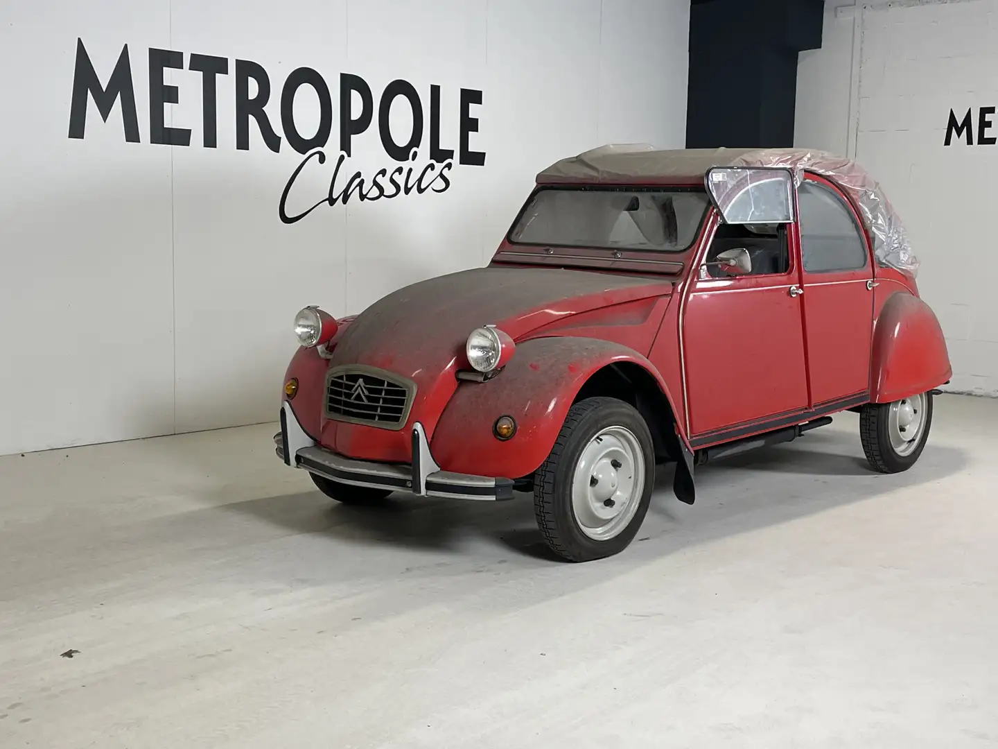 Citroen 2CV club .1991. Fabrieksnieuw in plastic met slechts 4 Rouge - 1