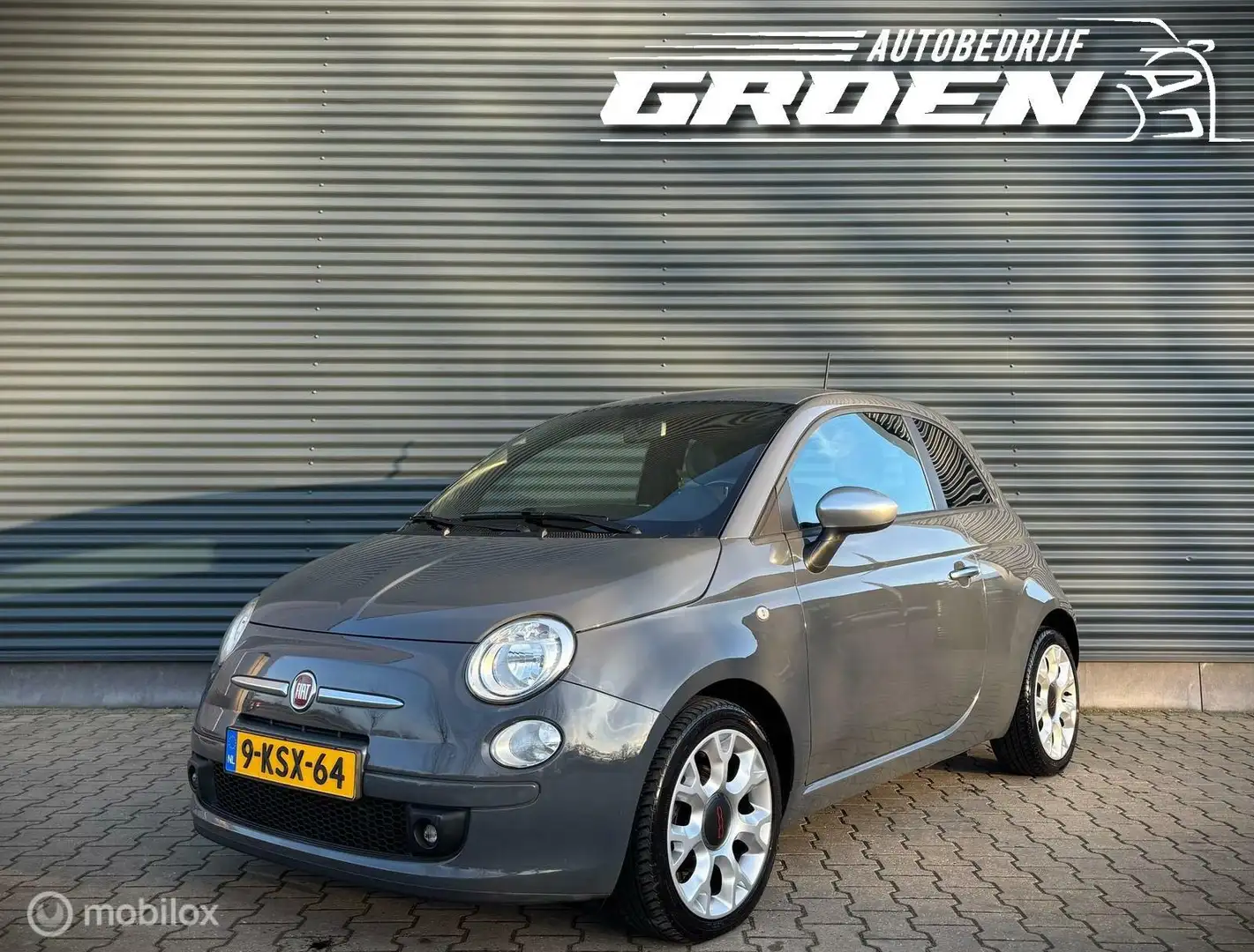 Fiat 500 0.9 TwinAir Lounge Gris - 1