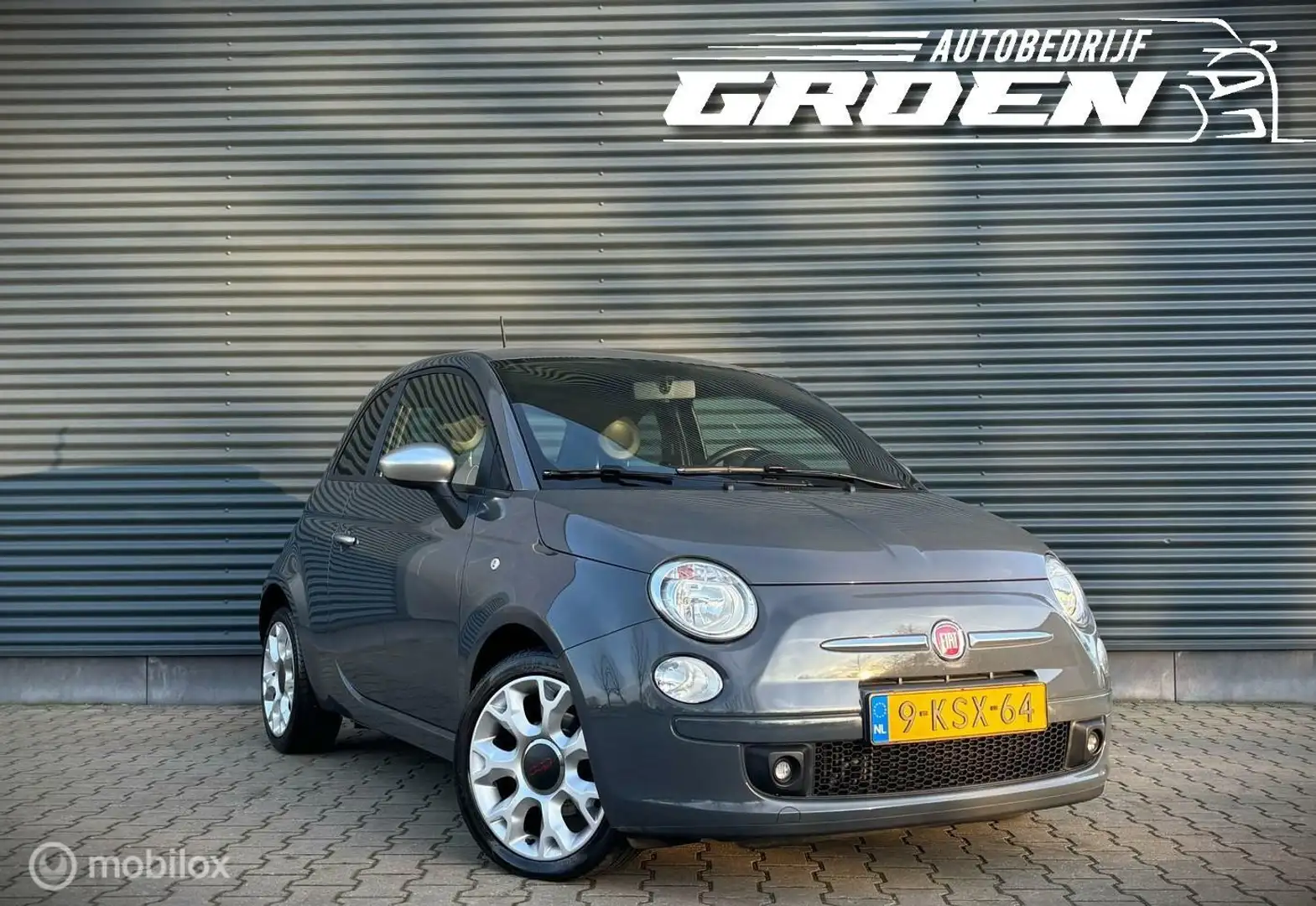 Fiat 500 0.9 TwinAir Lounge Gris - 2