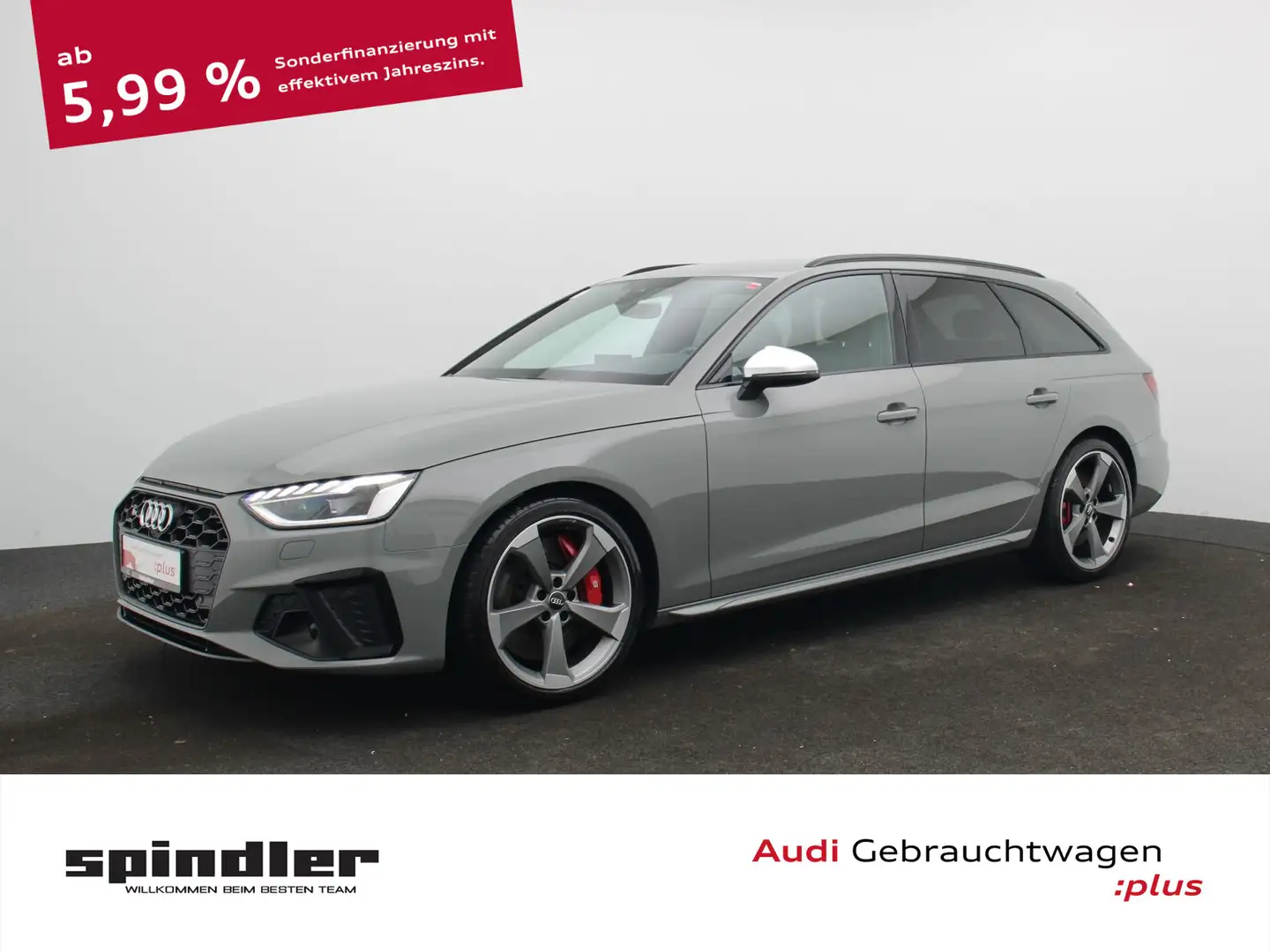 Audi S4 TDI quattro / MMI-Navi plus, LED, RFK Šedá - 1