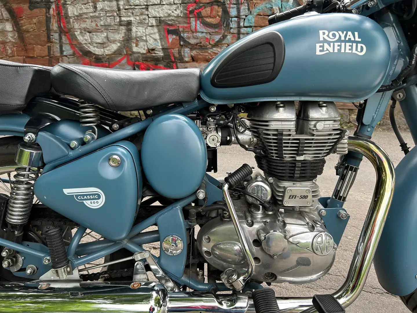 Royal Enfield Bullet 500 Albastru - 1