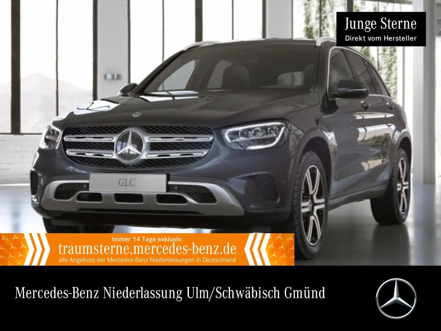 Mercedes-Benz GLC 300 d 4M AHK+LED+KAMERA+SPUR+TOTW+KEYLESS+9G Gris - 1