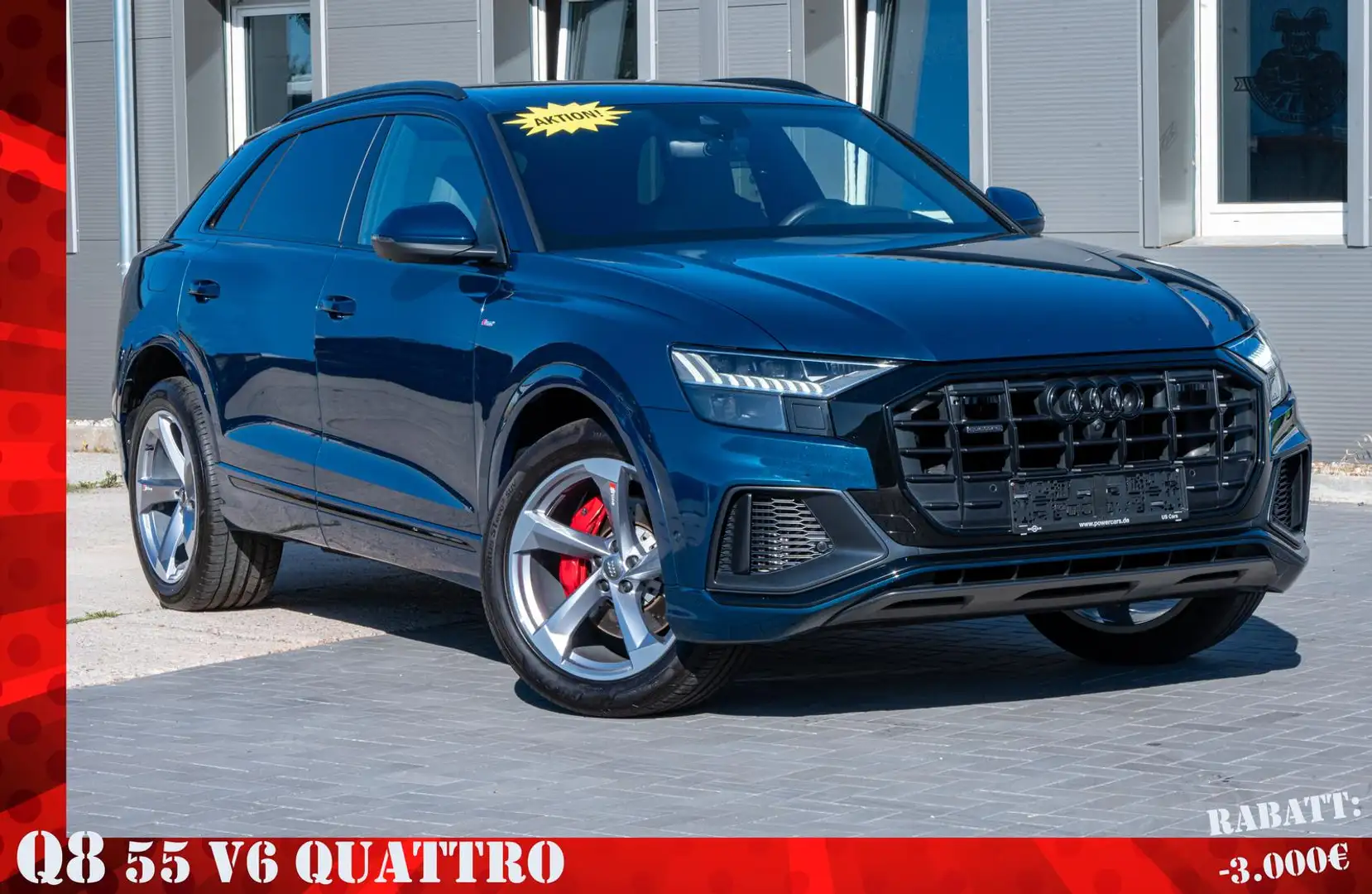Audi Q8 55 TFSI V6 quattro, Audi Exclusive, B&O, Blue - 1