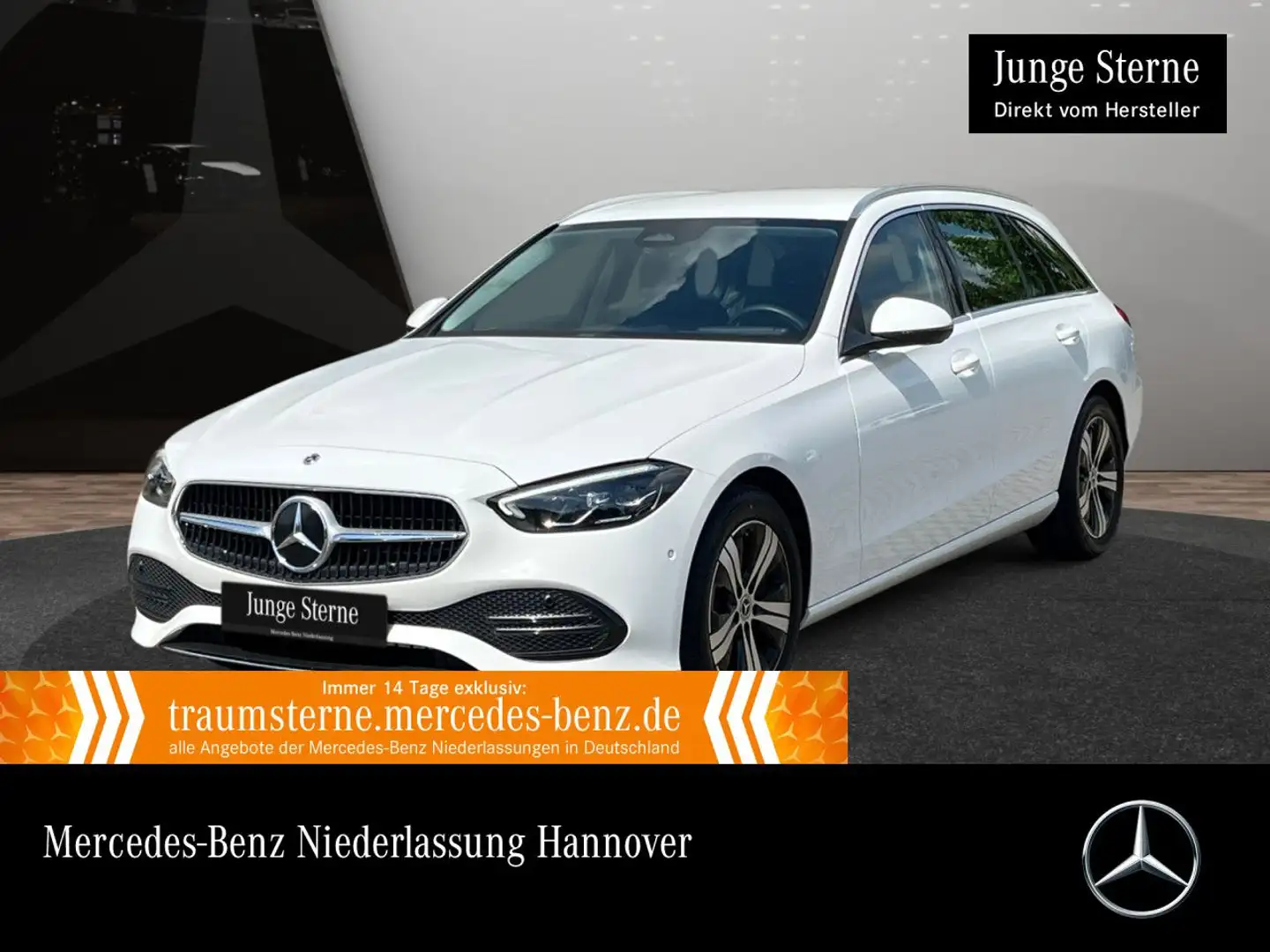 Mercedes-Benz C 220 d T AVANTG+LED+KAMERA+TOTW+KEYLESS+9G Weiß - 1