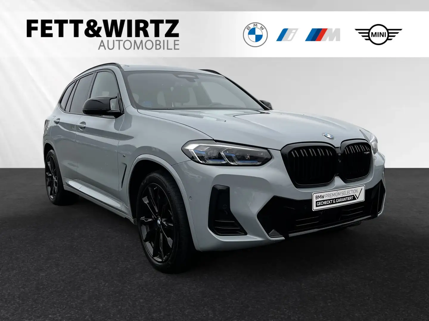 BMW X3 M 40d 20" AHK Pano Standhzg. DAProf Laser HUD Gris - 1