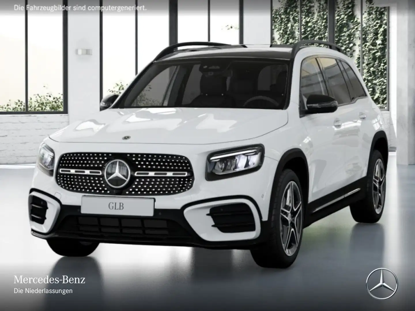 Mercedes-Benz GLB 220 4M AMG+NIGHT+PANO+LED+KAMERA+19"+TOTW+8G Weiß - 2