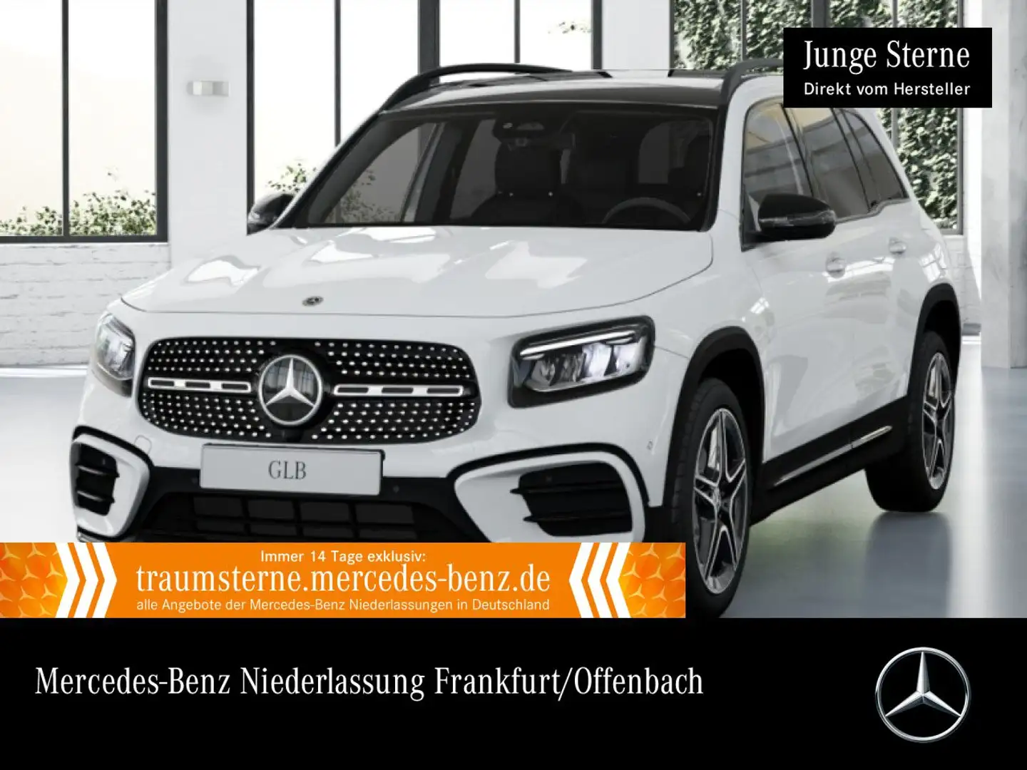 Mercedes-Benz GLB 220 4M AMG+NIGHT+PANO+LED+KAMERA+19"+TOTW+8G Weiß - 1