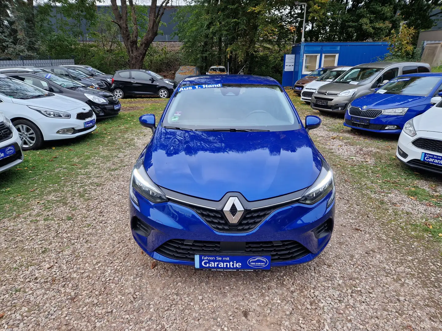 Renault Clio V Klimat 20Tkm Navi Sitzhzg LED Tempom 1Hnd Alu Bleu - 2