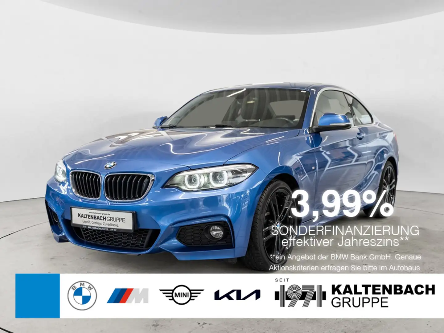 BMW 230 i Coupe M-Sport LED NAVI SHZ PDC KLIMA Bleu - 1
