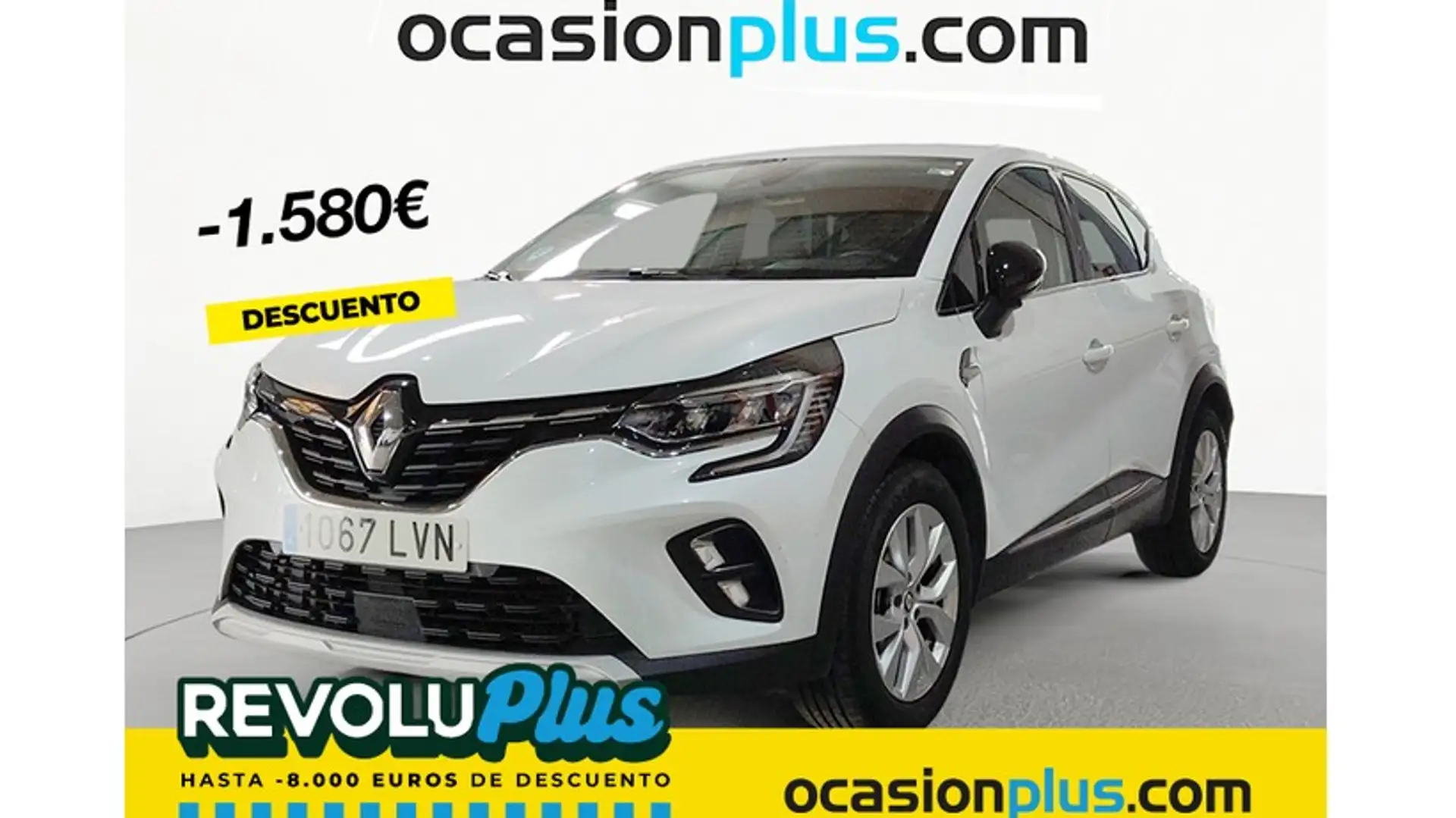 Renault Captur E-TECH Híbrido Enchufable Zen 117kW Blanco - 1