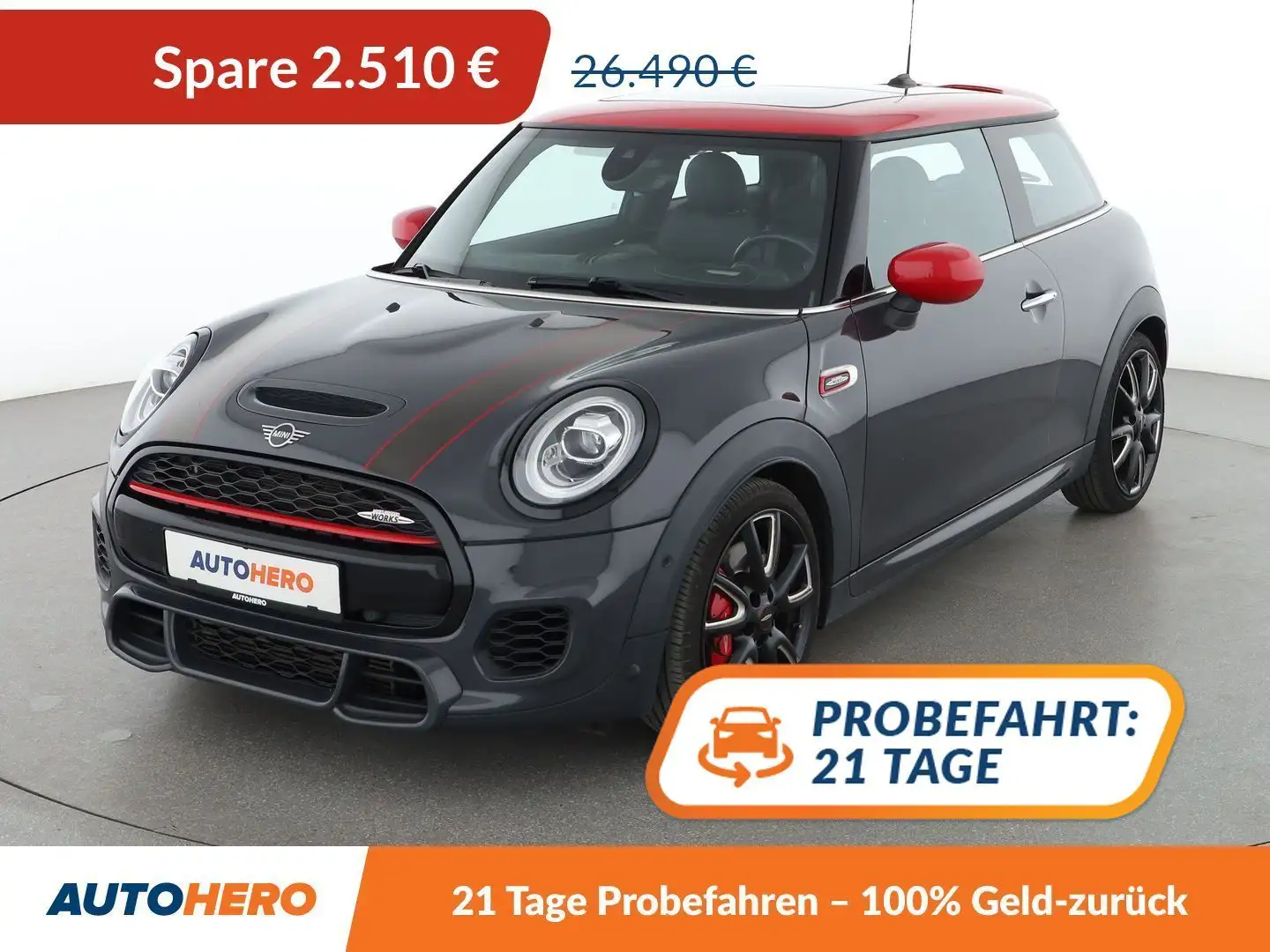 MINI John Cooper Works John Cooper Works Aut.*NAVI*LED*ACC*PANO*H&K*CAM* Gris - 1