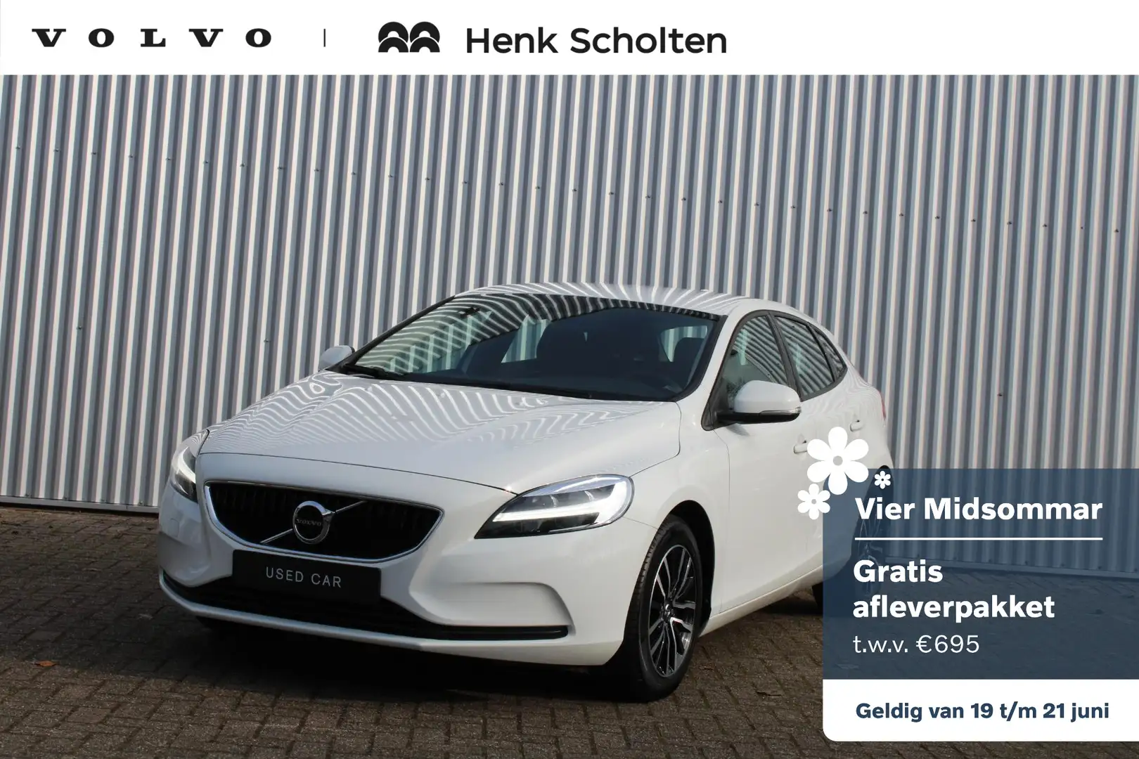 Volvo V40 T2 Automaat Polar+ | Full map Navigatie|Park Assis Blanc - 1