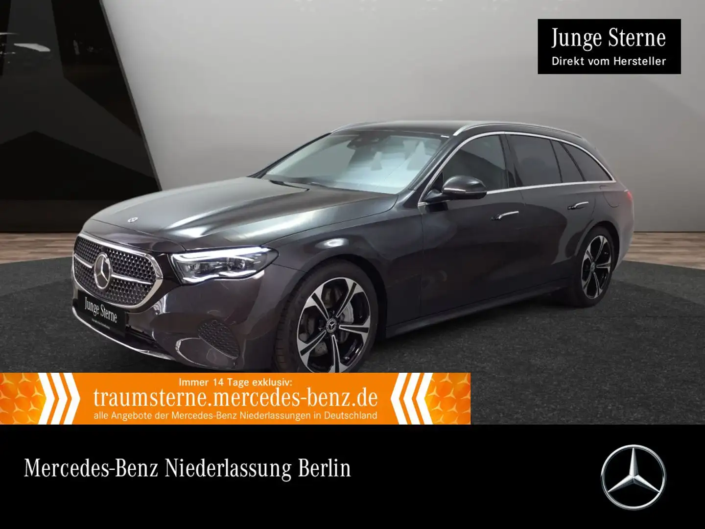 Mercedes-Benz E 300 e T Hybrid Avantgarde Fahrass 360° Burmester Grau - 1
