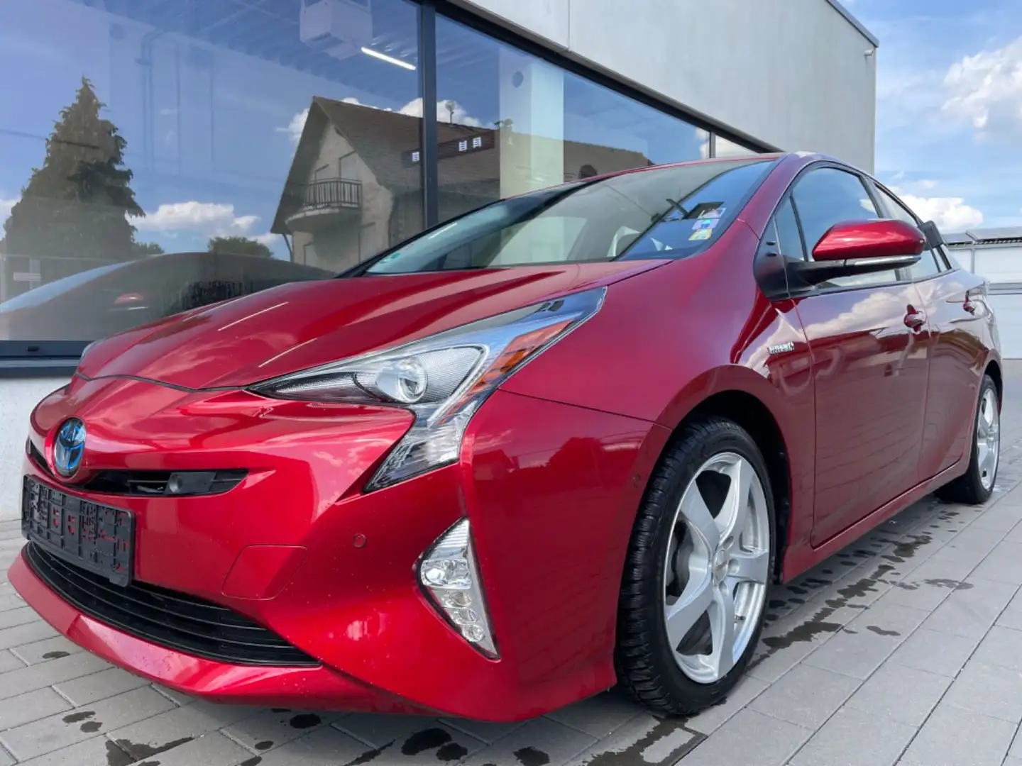 Toyota Prius Executive Spur Abstand Schilder Head Up Czerwony - 1