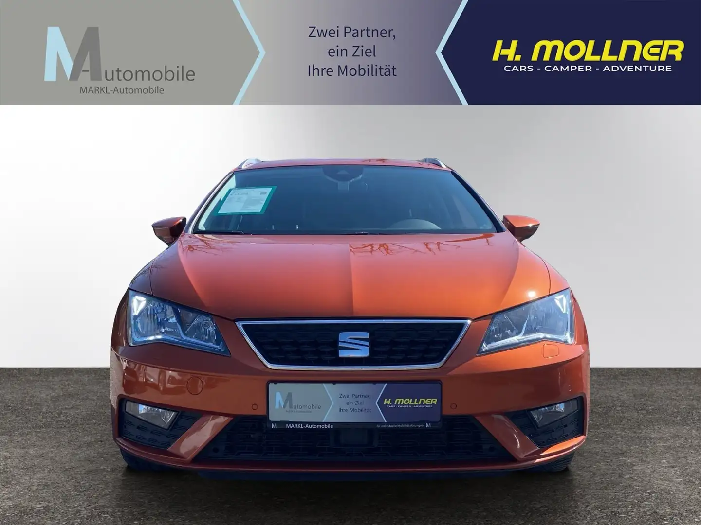 SEAT Leon Style 1,6 TDI DSG *Navi, Kamera, ...* Orange - 2