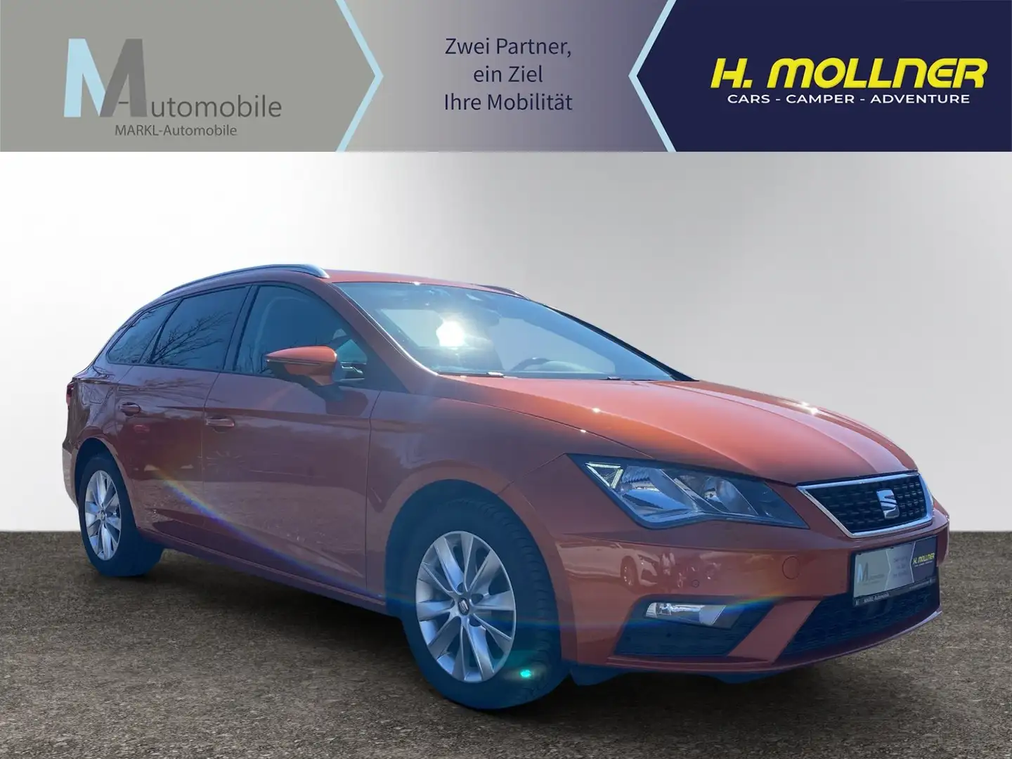 SEAT Leon Style 1,6 TDI DSG *Navi, Kamera, ...* Orange - 1