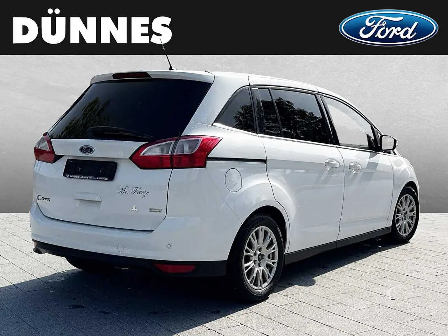 Ford Grand C-Max 1.6 EcoBoost Titanium Blanc - 2