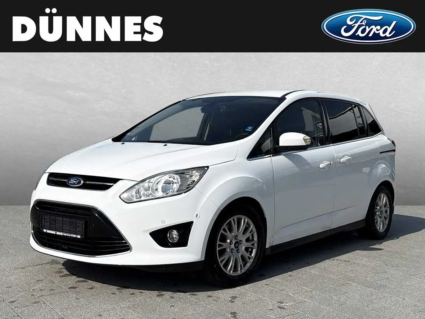 Ford Grand C-Max 1.6 EcoBoost Titanium Blanc - 1