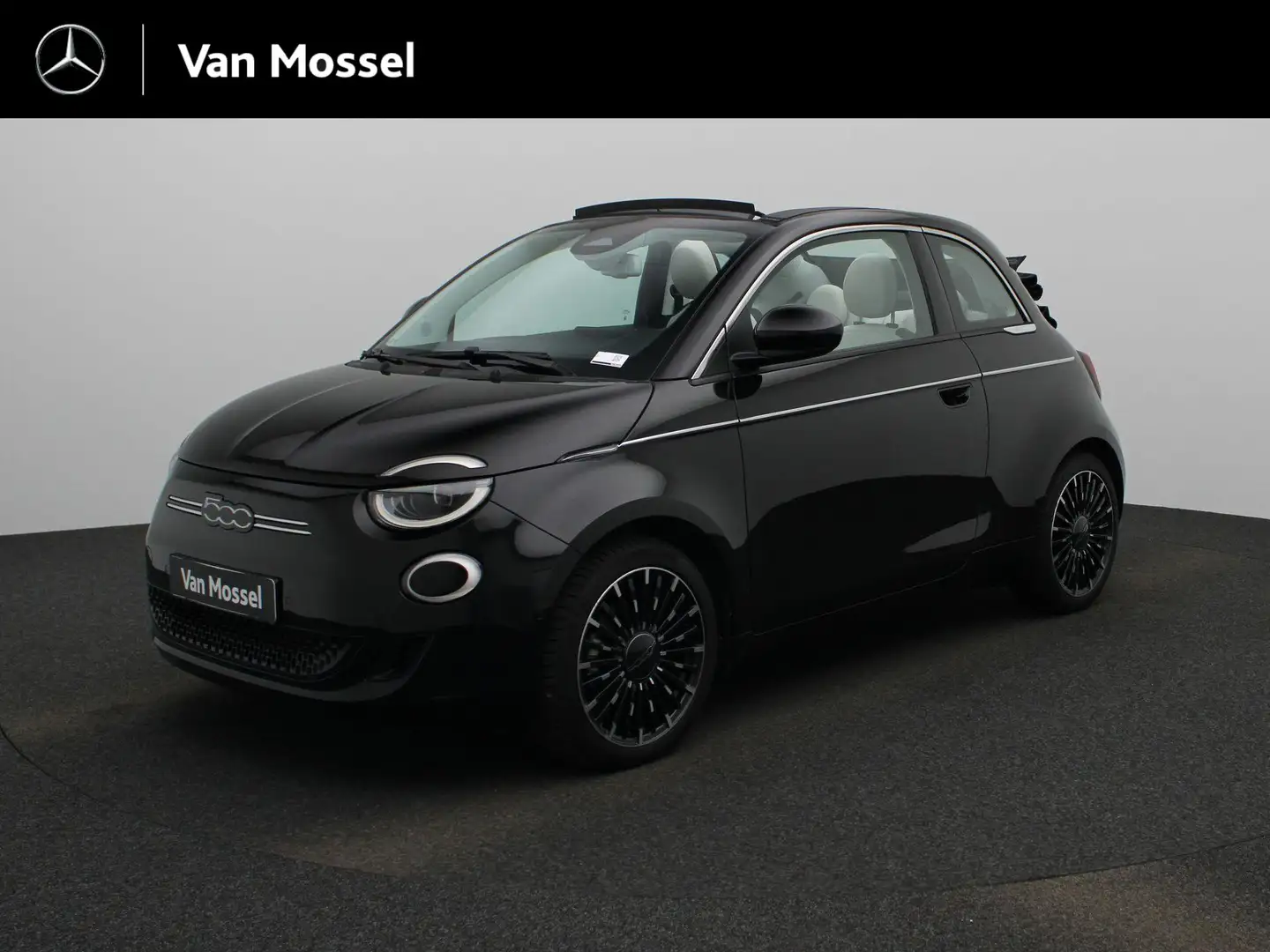 Fiat 500e C La Prima 42 kWh Zwart - 1