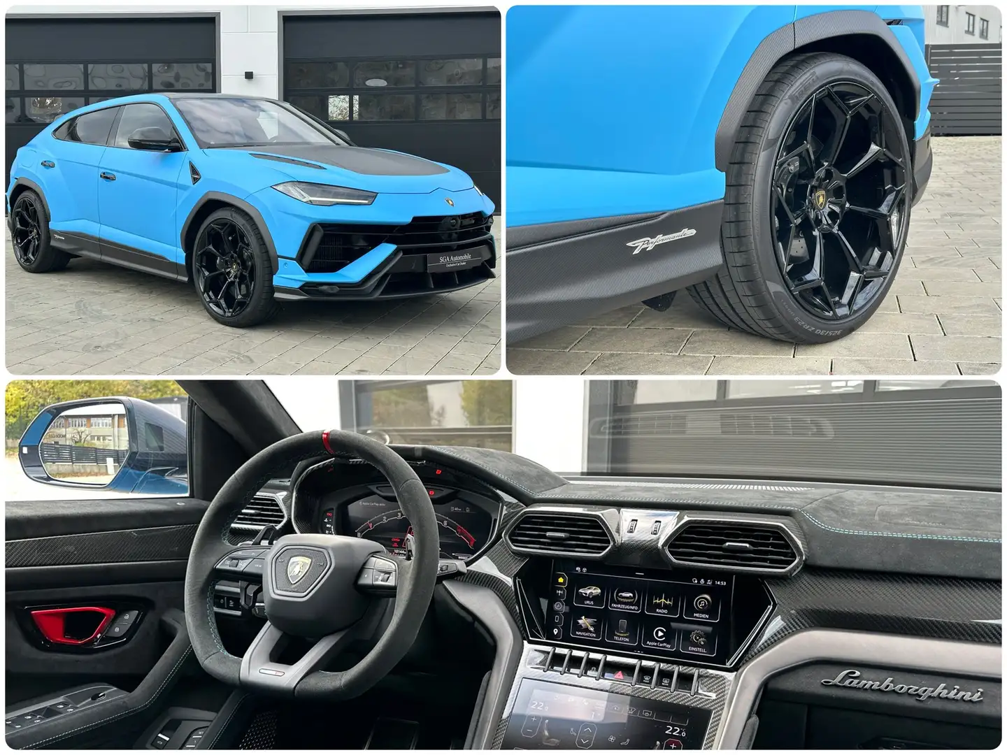 Lamborghini Urus Performante*AD PERSONAM*FULL CARBON*23"*360*3D Blau - 1