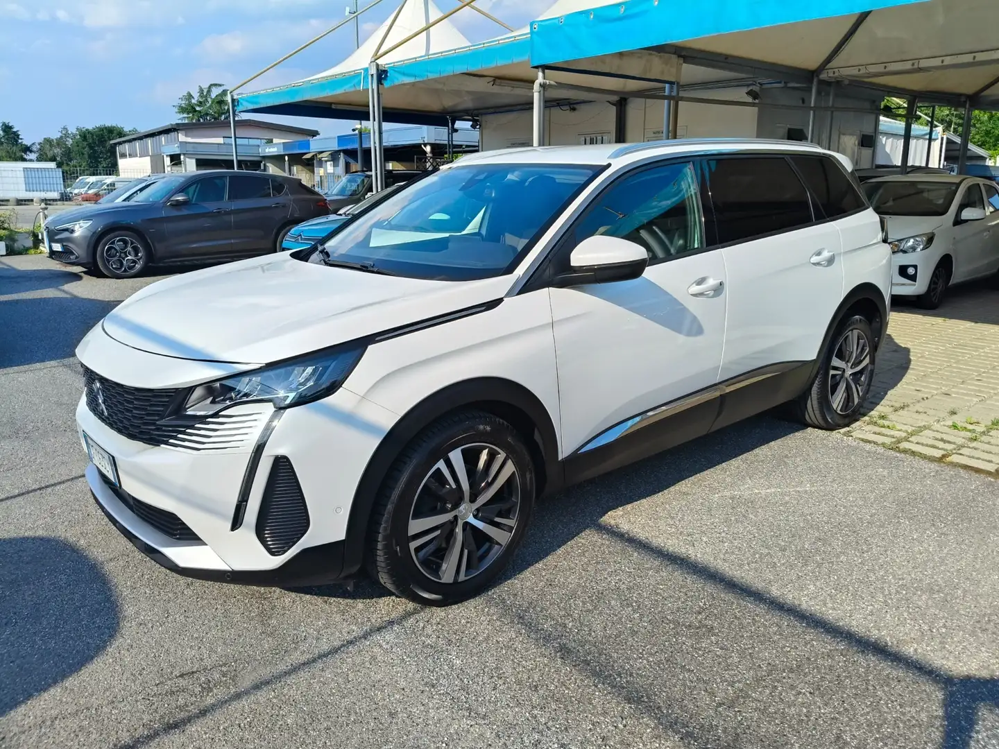 Peugeot 5008 BlueHDi 130 S&S EAT8 Allure Pack 7 POSTI Bianco - 1