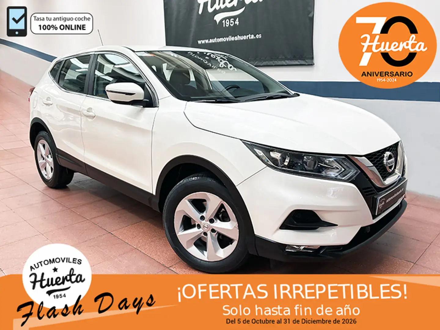 Nissan Qashqai 1.5dCi Acenta 4x2 85kW Blanco - 1