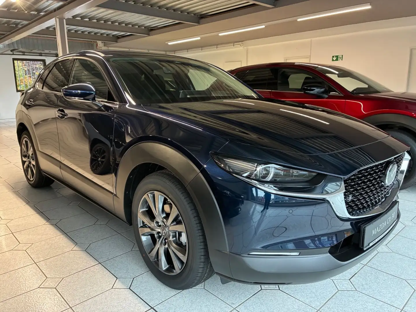 Mazda CX-30 SKYACTIV-X 186 AT Exclusive-Line Blauw - 1