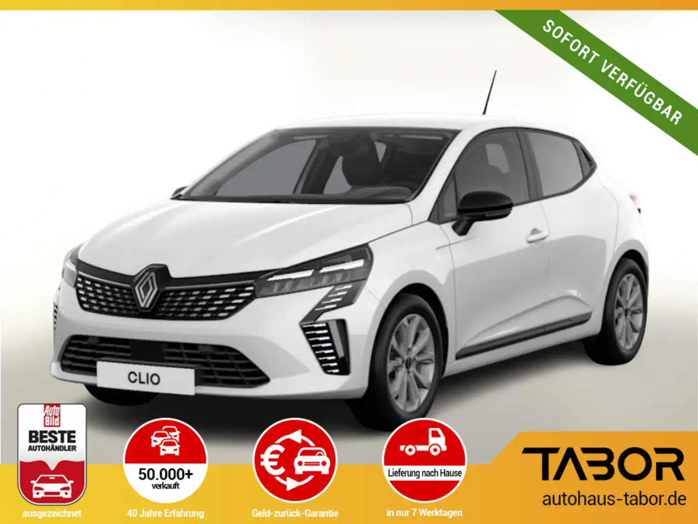 Renault Clio V 1.0 TCe 90 CVT Evolution LookP+ UVP-31%* Weiß - 1