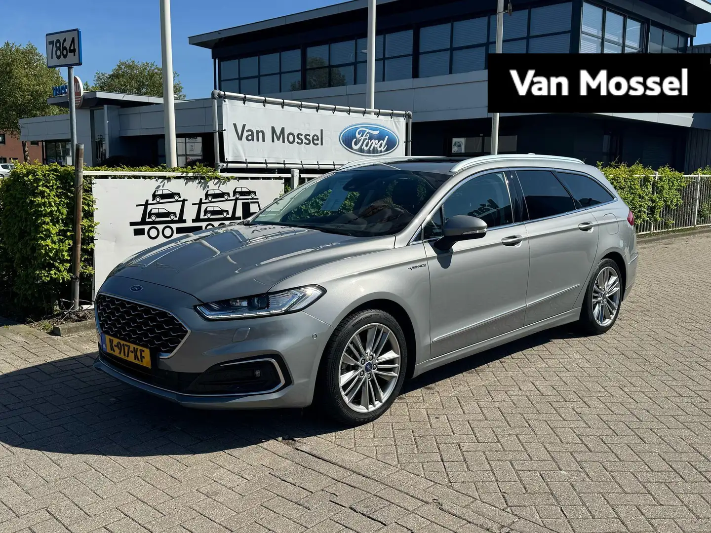 Ford Mondeo Wagon 2.0 IVCT HEV Vignale | Pano Dak | Winter Pac Gris - 1