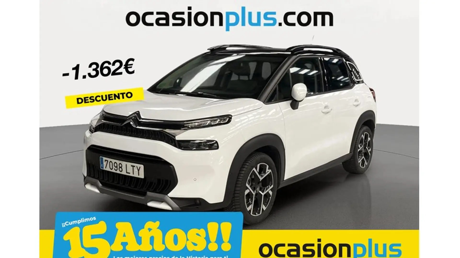 Citroen C3 Aircross Puretech S&S Shine 110 Blanc - 1