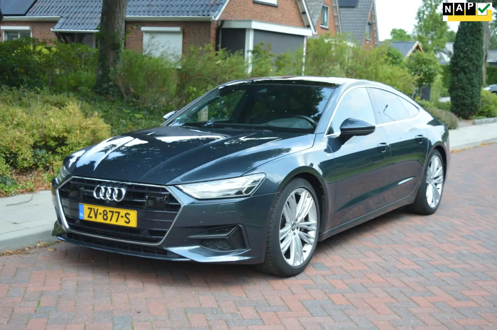 Audi A7 Sportback 55 TFSI quattro Pro Line S/schuifdak/tre Blauw - 1