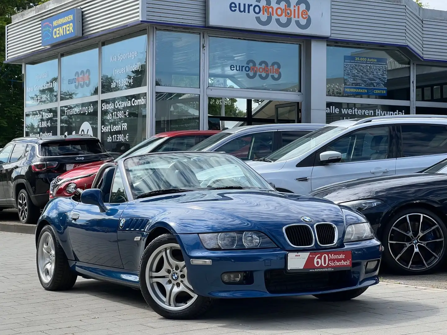 BMW Z3 Roadster 1.8* El.-Sitze*Leder*Klima*17"-Alu Blau - 1
