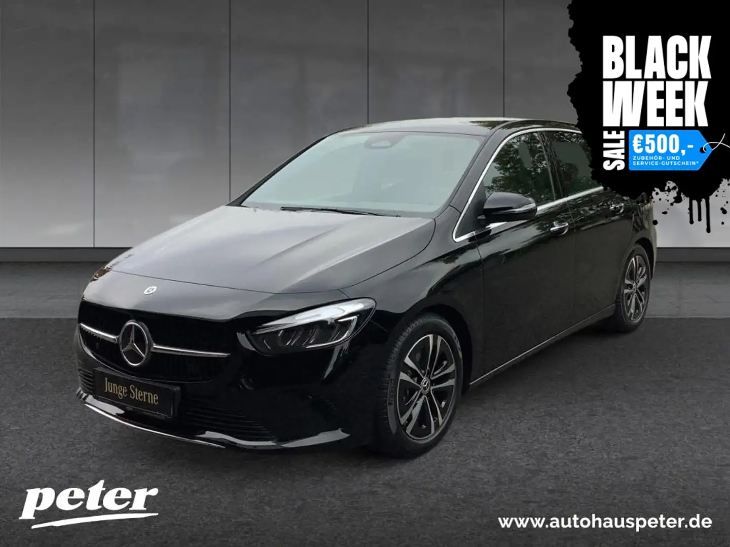Mercedes-Benz B 200 d ++PROGRESSIVE+8G+17"+AHK+THERMATIC+LED++ Schwarz - 1
