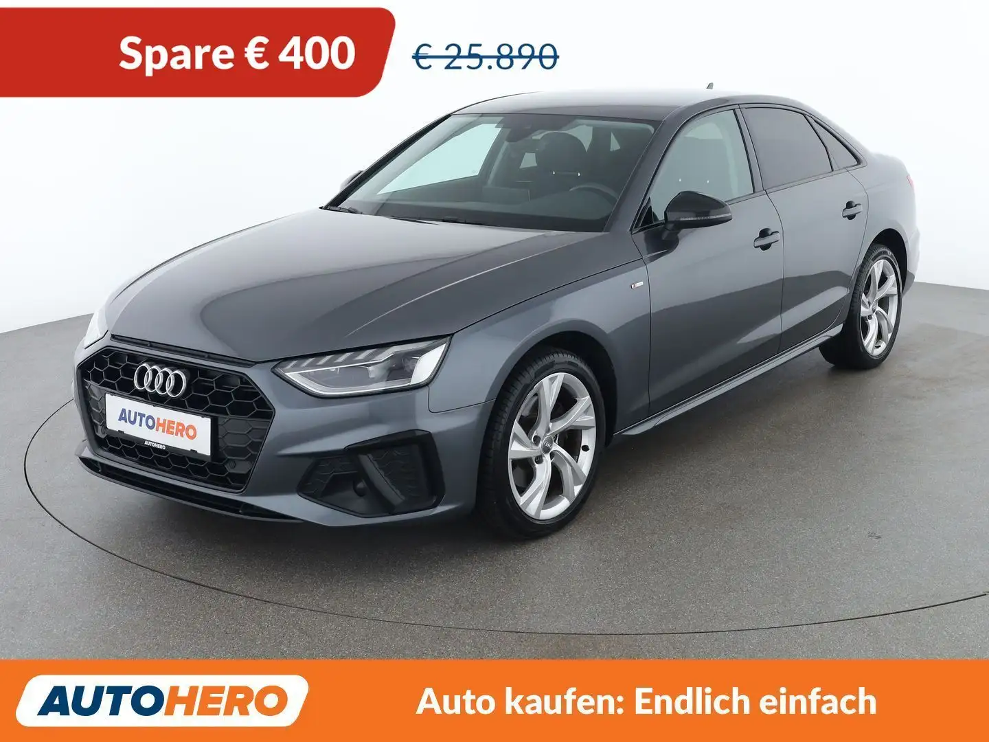Audi A4 35 TDI Mild-Hybrid S line Grau - 1